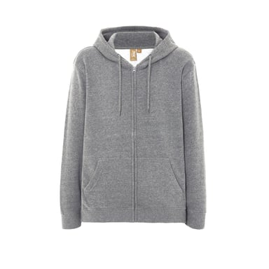 JHK Unisex Adult Fuji Full Zip Hoodie (Grey Melange)