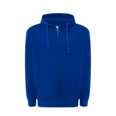 JHK Unisex Adult Plain Full Zip Hoodie (Royal Blue)