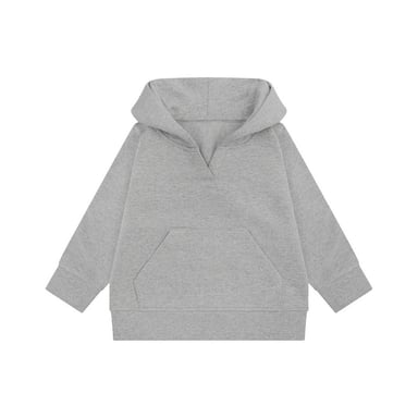 Larkwood Childrens/Kids Plain Sustainable Hoodie (Heather Grey)