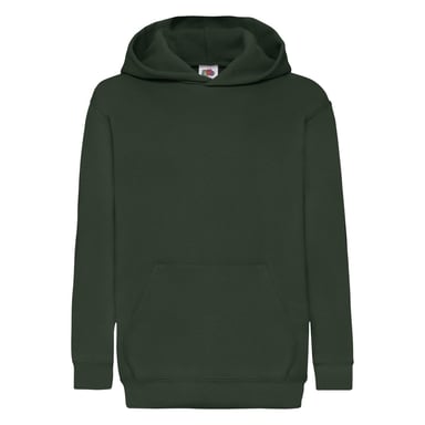 Fruit of the Loom Childrens/Kids Classic 260 Hoodie (Bottle Green)