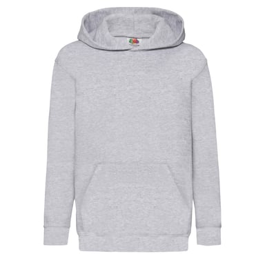 Fruit of the Loom Childrens/Kids Classic 260 Hoodie (Heather Grey)