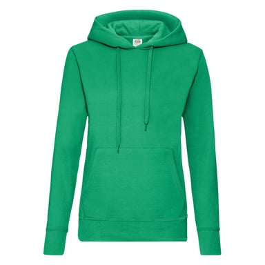 Fruit of the Loom Womens/Ladies Classic Hoodie (Kelly Green)