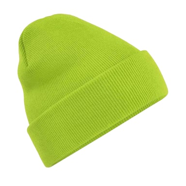 Beechfield Unisex Adults Original Cuffed Beanie (Lime)