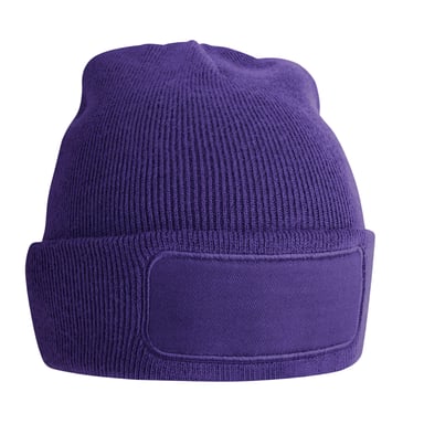Beechfield Printers Plain Beanie (Purple)