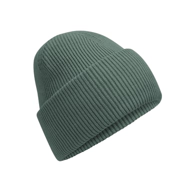 Beechfield Unisex Adult Classic Engineered Crown Beanie (Marine Green)