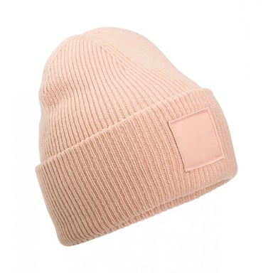 Beechfield Tonal Patch Deep Cuffed Beanie (Peach)