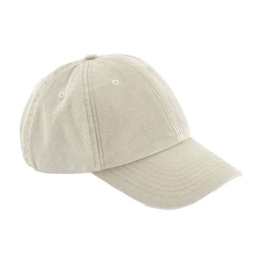 Beechfield Vintage Low Profile Baseball Cap (Sand)