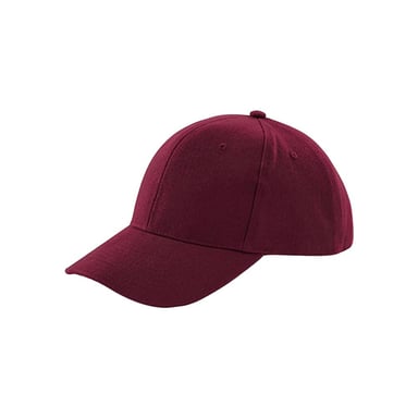 Beechfield Unisex Adult Pro-Style Heavy Brushed Cotton Baseball Cap (Burgundy)