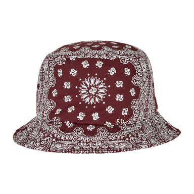 Flexfit Bandana Print Bucket Hat (Cherry)
