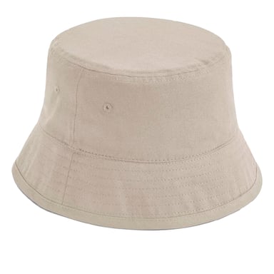 Beechfield Unisex Adult Organic Cotton Bucket Hat (Sand)