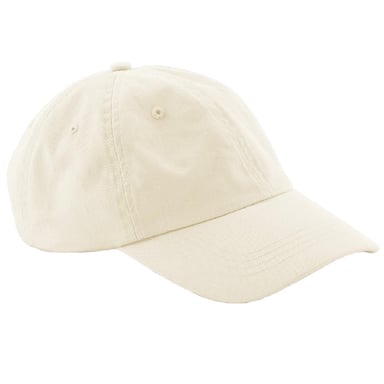 Beechfield Unisex Low Profile 6 Panel Dad Cap (Beige)