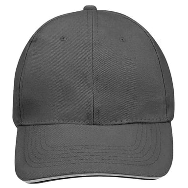 SOLS Buffalo 6 Panel Baseball Cap (Dark Grey Solid)