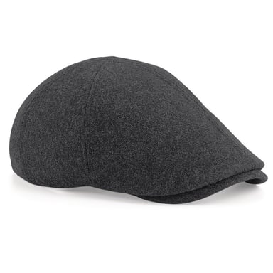 Beechfield Unisex Adults Melton Wool Ivy Cap (Charcoal Marl)