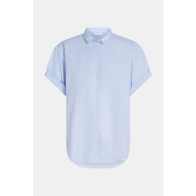 Penn & Ink S26z833 50 penn en ink blouse stripe light blue