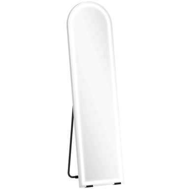 4goodz Passpiegel met led-licht 150x40 cm dimbaar en 3 lichtkleuren vrijstaand of