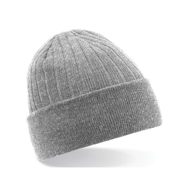Beechfield Unisex Adult Thinsulate Beanie (Heather Grey)