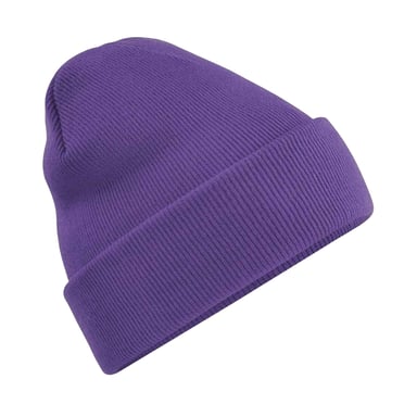 Beechfield Unisex Adults Original Cuffed Beanie (Purple)