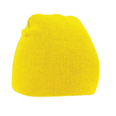 Beechfield Unisex Adult Original Pull-On Beanie (Yellow)