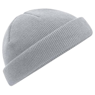 Beechfield Fisherman Mini Gerecycleerde Beanie (Lichtgrijs)