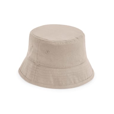 Beechfield Childrens/Kids Organic Cotton Bucket Hat (Sand)