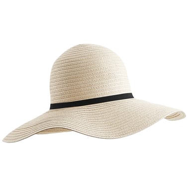 Beechfield Womens/Ladies Marbella Wide Brim Sun Hat (Natural)