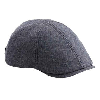 Beechfield Linen Summer Gatsby Cap (Blue)