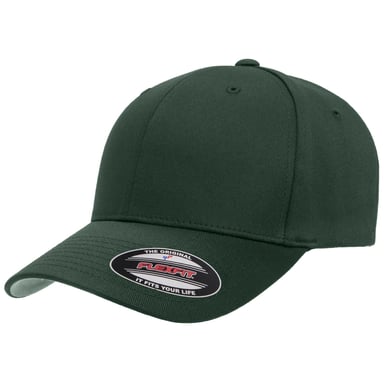 Flexfit Unisex Wooly Combed Cap (Spruce Green)