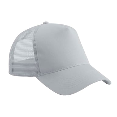 Beechfield Childrens/Kids Snapback Trucker Cap (Light Grey)