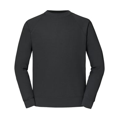 Fruit of the Loom Mens Classic Raglan Sweatshirt (Light Graphite)
