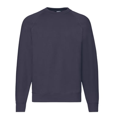 Fruit of the Loom Mens Classic Raglan Sweatshirt (Deep Navy)