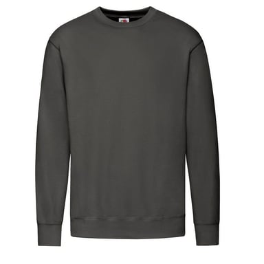 Fruit Of The Loom Mens Lightweight Set-in Sweatshirt (Light Graphite)