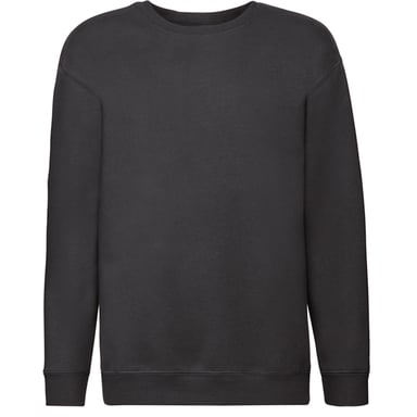Fruit of the Loom Childrens/Kids Premium Set-in Sweatshirt (Black)