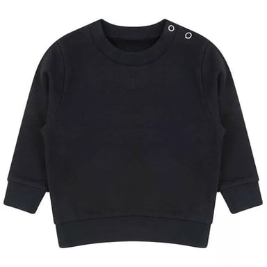 Larkwood Childrens/Kids Plain Sustainable Sweatshirt (Black)