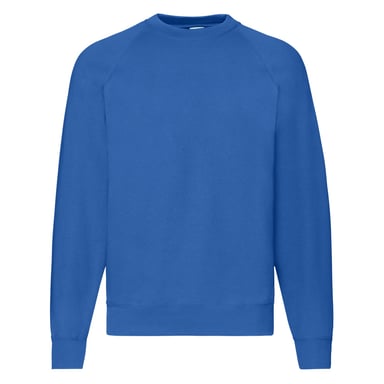 Fruit of the Loom Mens Classic Raglan Sweatshirt (Royal Blue)