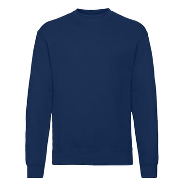 Fruit of the Loom Mens Classic Set-in Sweatshirt (Navy)