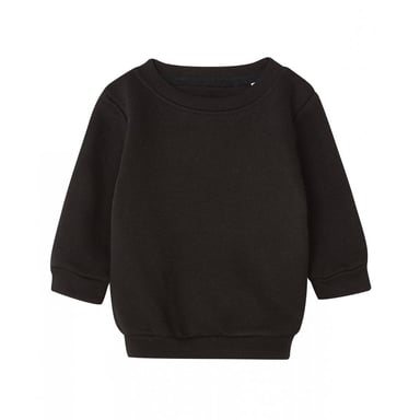 Babybugz Baby Essentieel Effen Sweatshirt (Zwart)