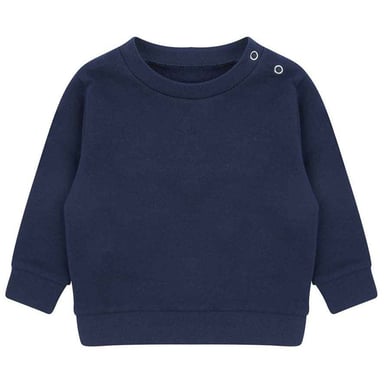 Larkwood Childrens/Kids Plain Sustainable Sweatshirt (Navy)