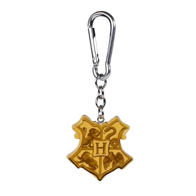 Harry Potter Zweinstein Crest 3D Sleutelhanger (Geel)