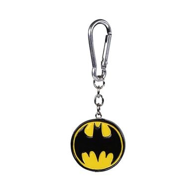 Batman Logo 3D Sleutelhanger (Geel/zwart)