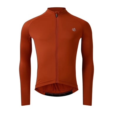Dare 2B Mens Lightning Long-Sleeved Cycling Jersey (Arabian Spice)