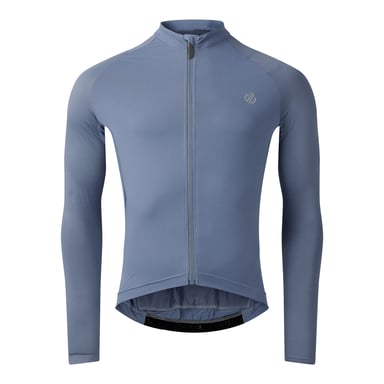 Dare 2B Mens Lightning Long-Sleeved Cycling Jersey (Mercury)