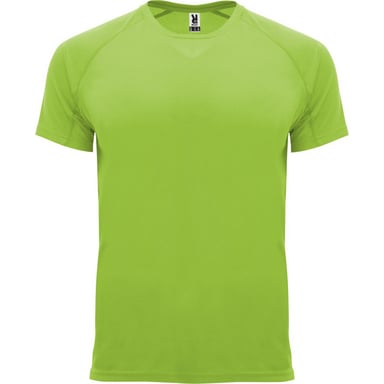 Roly Mens Bahrain Short-Sleeved Sports T-Shirt (Lime)