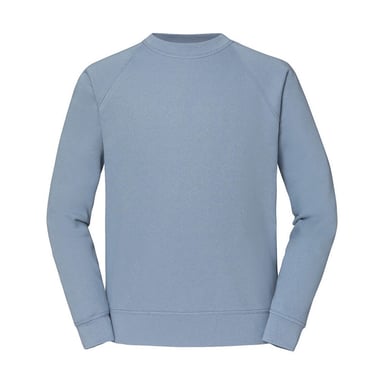 Fruit of the Loom Mens Classic Raglan Sweatshirt (Mineral Blue)