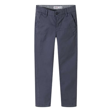 Minoti Boys Plain Pocket Detail Regular Chinos (Blue)