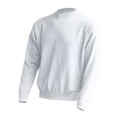 JHK Unisex Adult Crew Neck Sweatshirt (White)