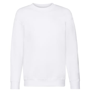 Fruit of the Loom Childrens/Kids Premium Set-in Sweatshirt (White)