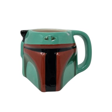 Star Wars Sculpted Boba Fett Mug (Green/Red)