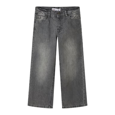 Minoti Boys Denim Plain Baggy Jeans (Grey)