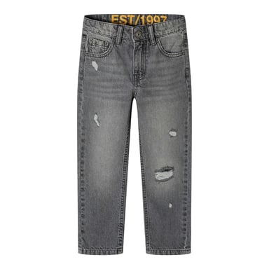 Minoti Boys Rip & Repair Denim Jeans (Grey)