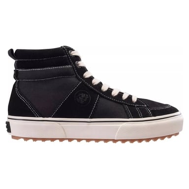Iguana Mens Bomer Mid Suede Shoes (Black)